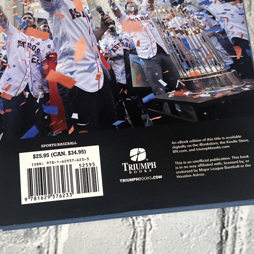Houston Astros 2017 Championship Book Liftoff! : The Tank, the Storm Hardback - Picture 6 of 6